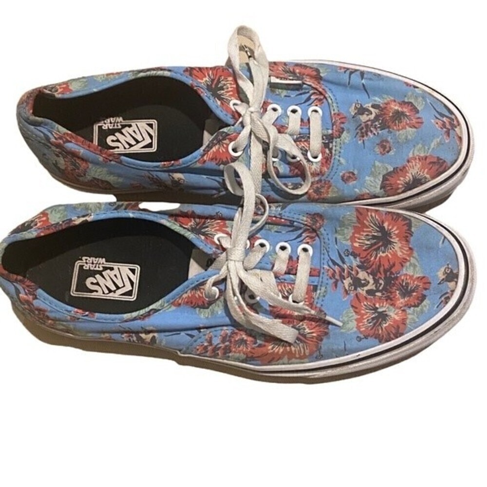 VANS Star Wars Yoda Aloha Floral Sneakers Limited Edition Men's 11.5 - Picture 3 of 9